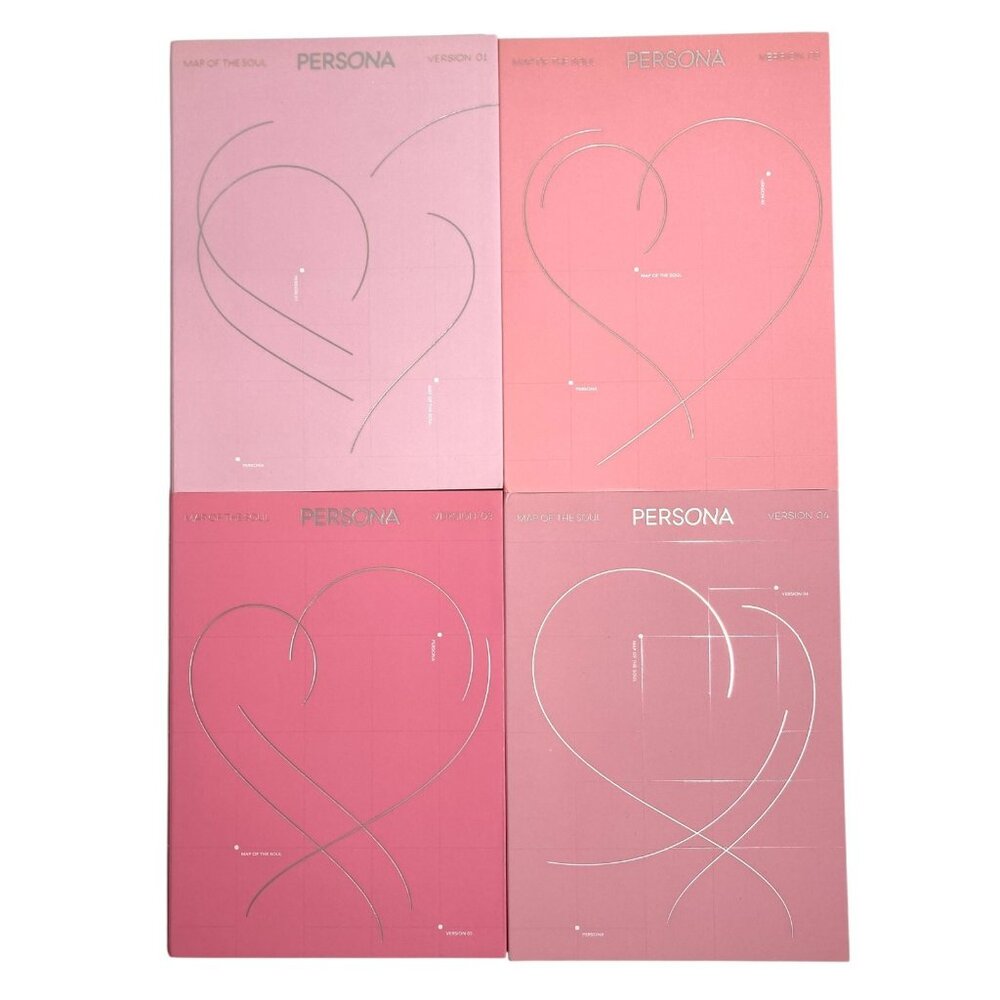 BTS Map of the Soul Persona Version 01 02 03 04 1-4 Books CDs *No Photocards*